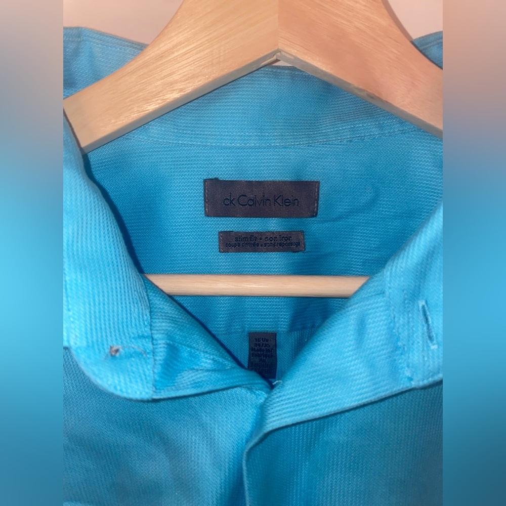 Light Blue Calvin Klein Button Up